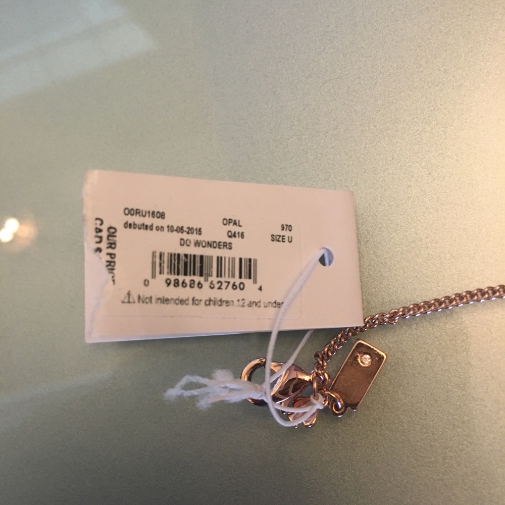 Do wonders Kate Spade New York, opal pave shining crystals, rose gold necklace. - Picture 9 of 11